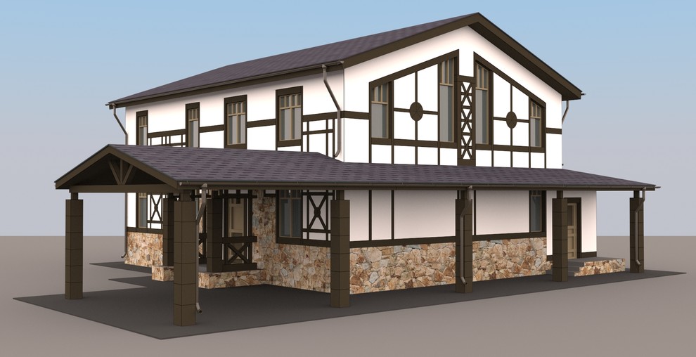 Жилой дом в Подмосковье для молодой семьи