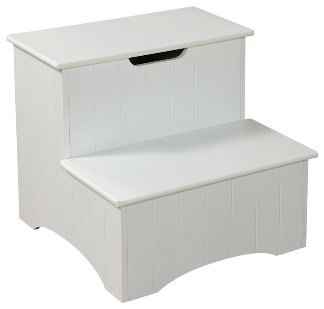 Homecraft Furniture White 2 Step Stool Ss52wh The Home Depot