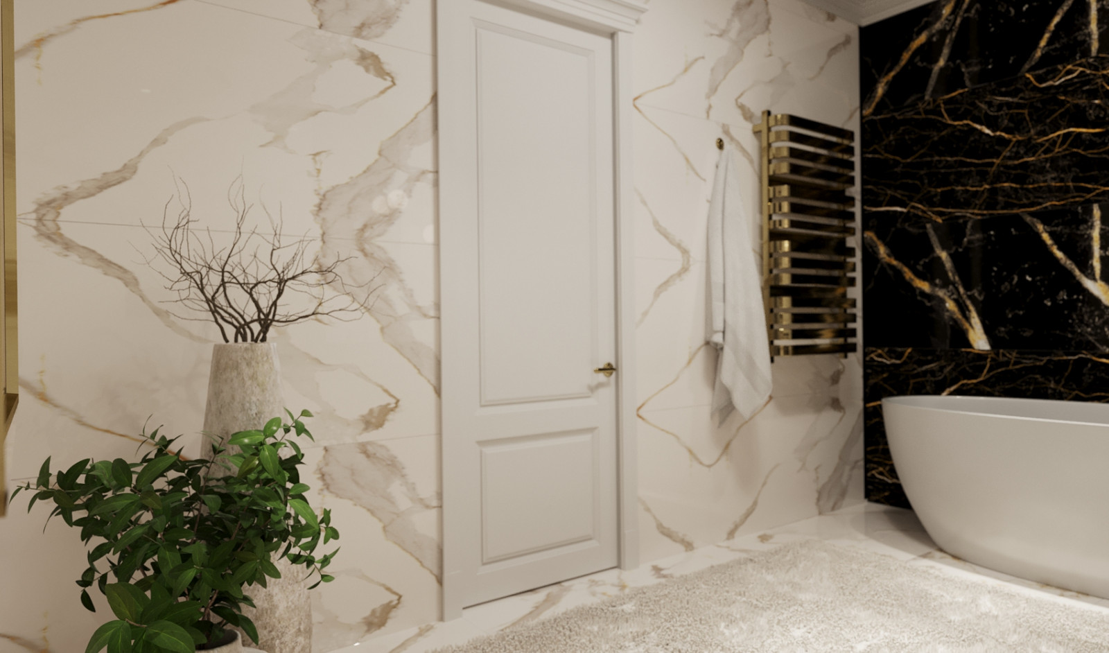 Ванная комната Неоклассика