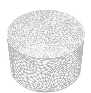 Contemporary Metal Top Outdoor Coffee Tables For Your Home Houzz Arktura Modern Round Metal Coffee Table Brilliant White Outdoor Tables