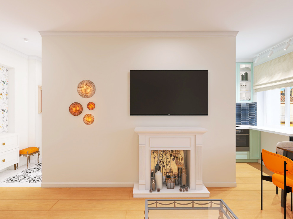 Двухкомнатная квартира в стиле фьюжн