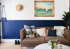 My Houzz: Minimal Meets Boho Style in 570 Square Feet