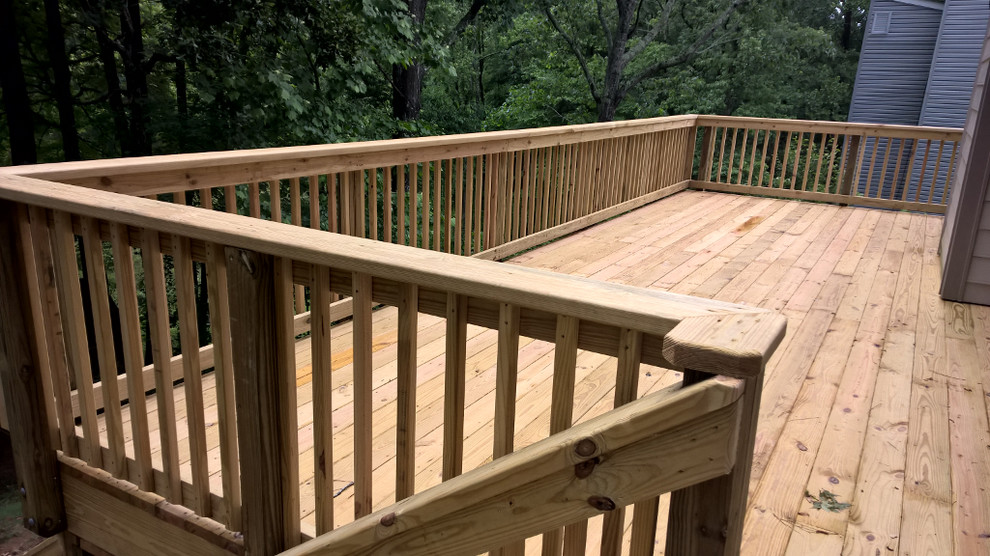 Deck - transitional deck idea in Atlanta