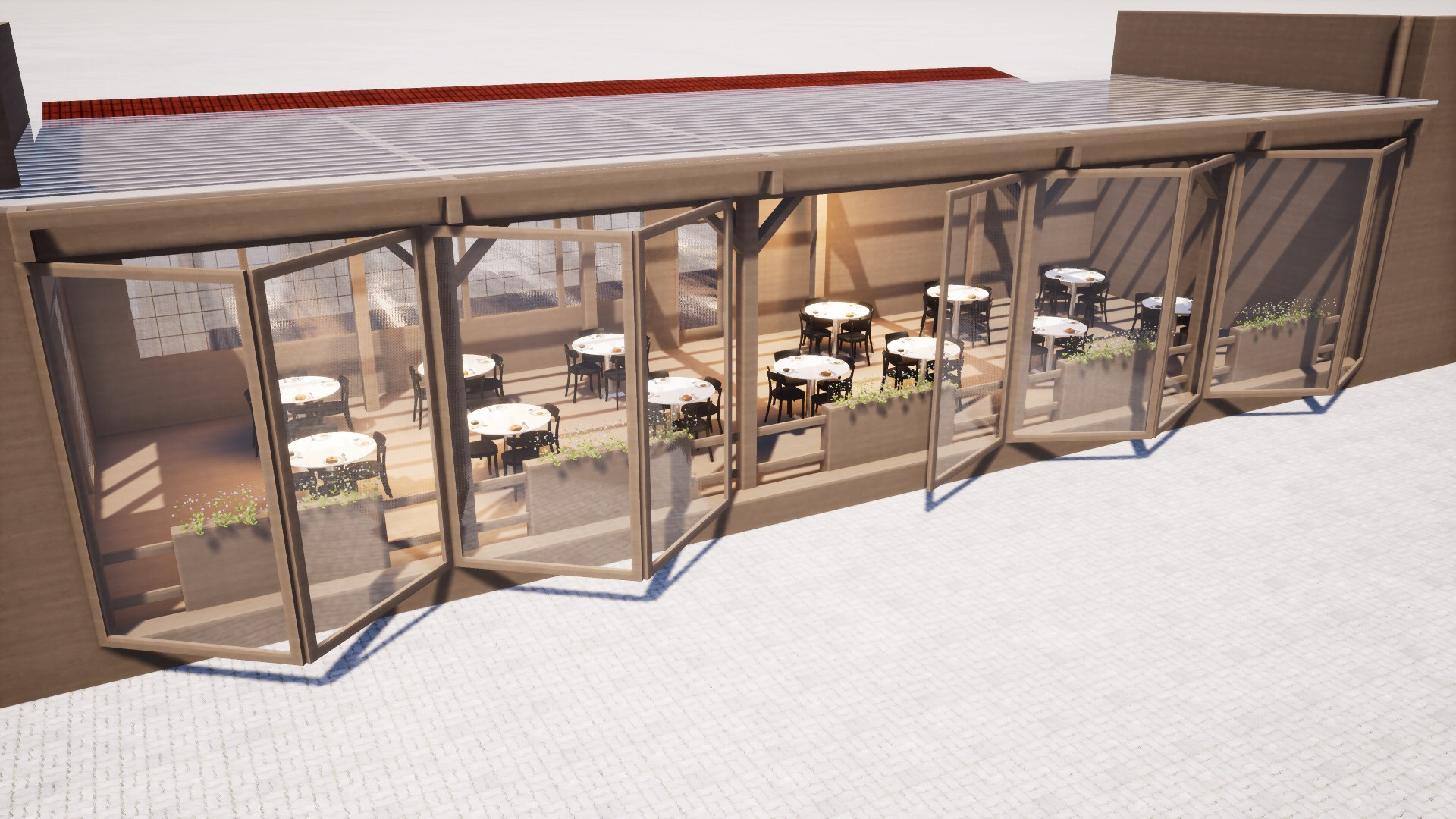 Exterior Patio for a Restaurant