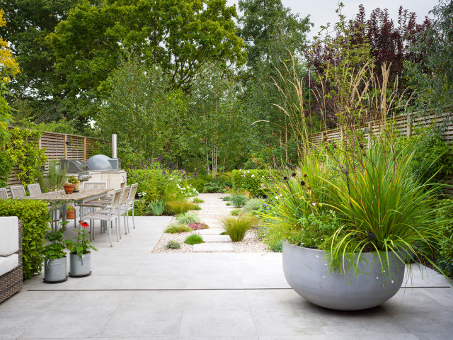 Sunny Patio Meets Shaded Woodland Retreat in a London Yard