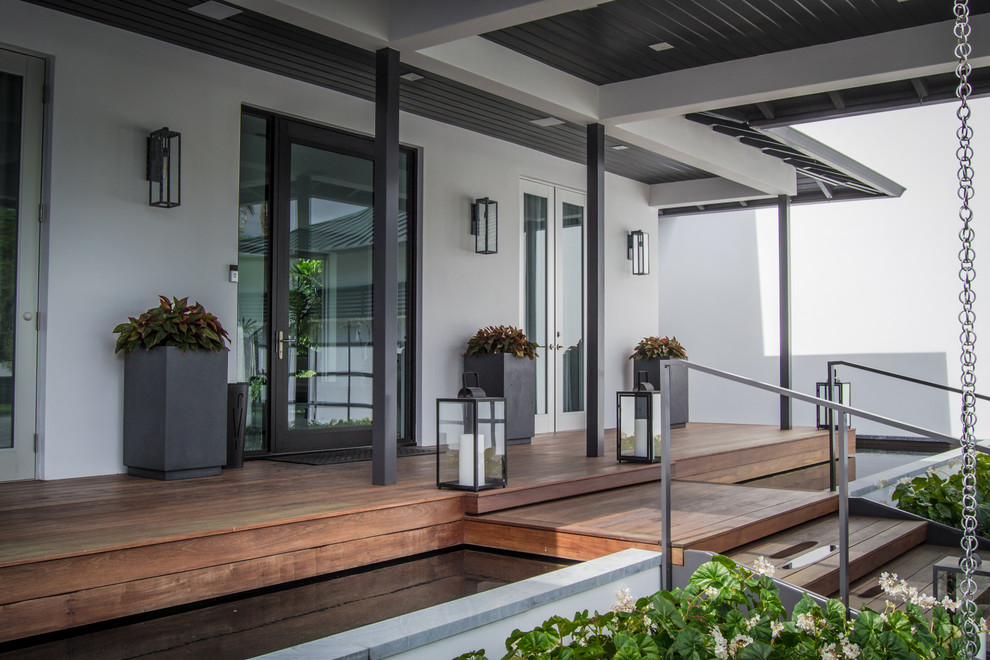 HAMMOCK LAKE RESIDENCE - Modern - Porch - Miami - by Orlando Comas ...