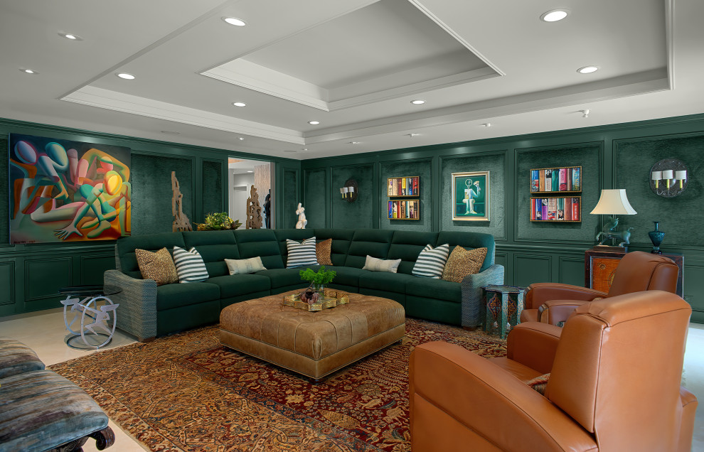 Whole-House Update for Retirees - Transitional - Family Room - Chicago ...