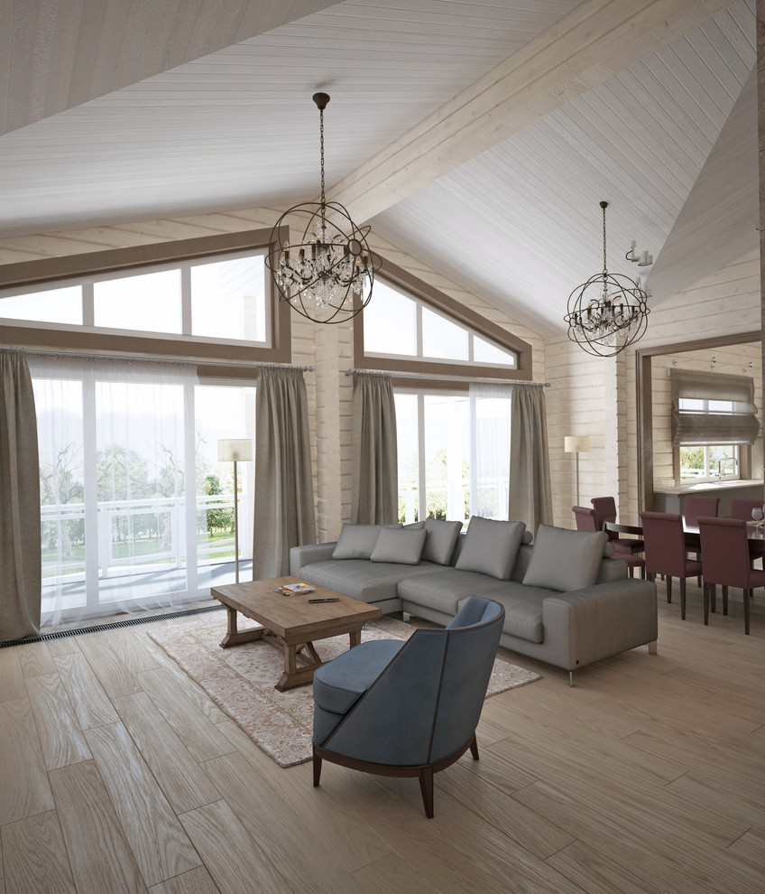 Дом из комбинированных материалов в ЛО