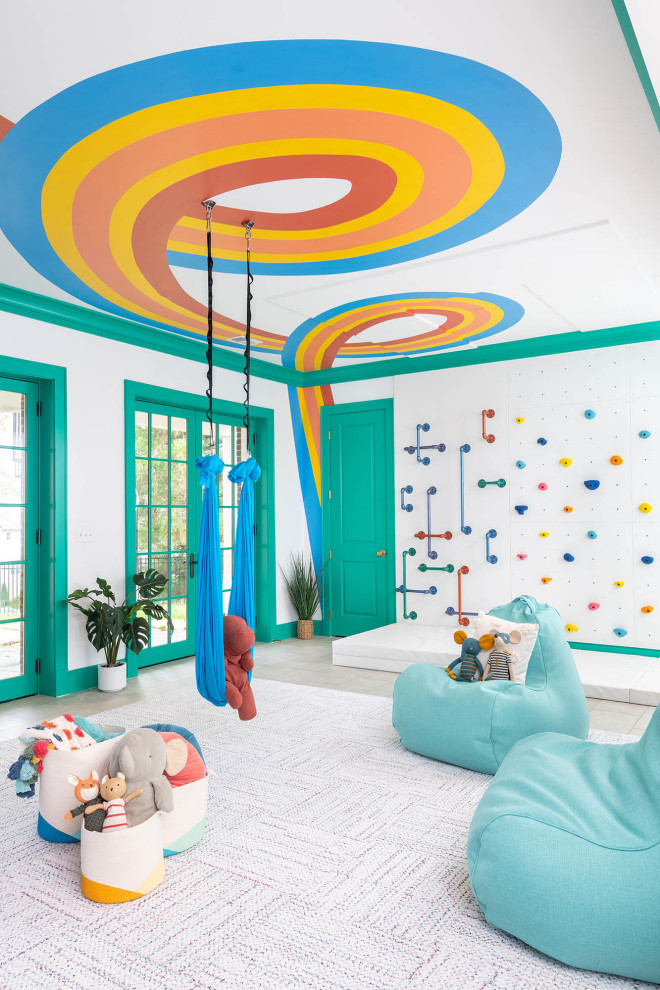 Arlington, VA Playroom - Inspiration for a contemporary kids' room remodel in Boston