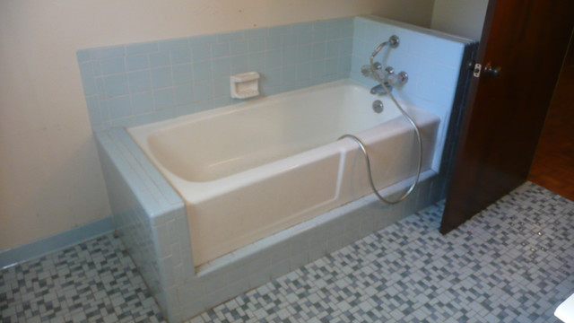 Transitional bathroom transitional