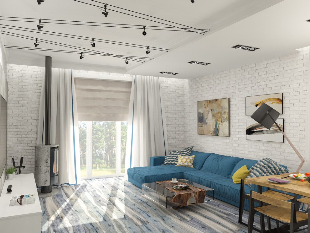 Средиземноморский лофт. Визуализация.