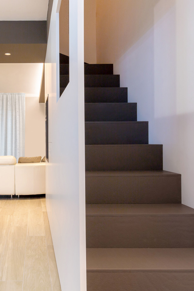 This is an example of a mid-sized contemporary staircase in Other.