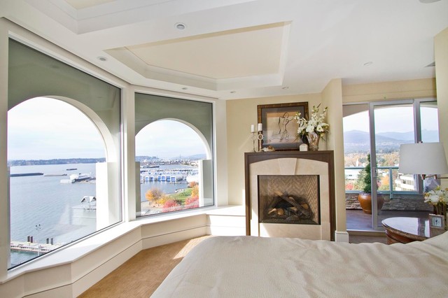 North Shore Penthouse mediterranean-bedroom