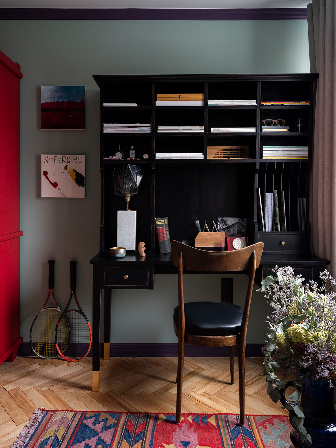 Комната-кабинет интерьерного фотографа Дины Александровой