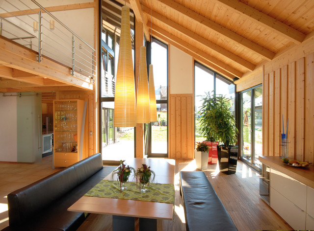 Contemporary timber houses - interiors - Modern - Esszimmer - Kln - von Stommel  Haus UK | Houzz