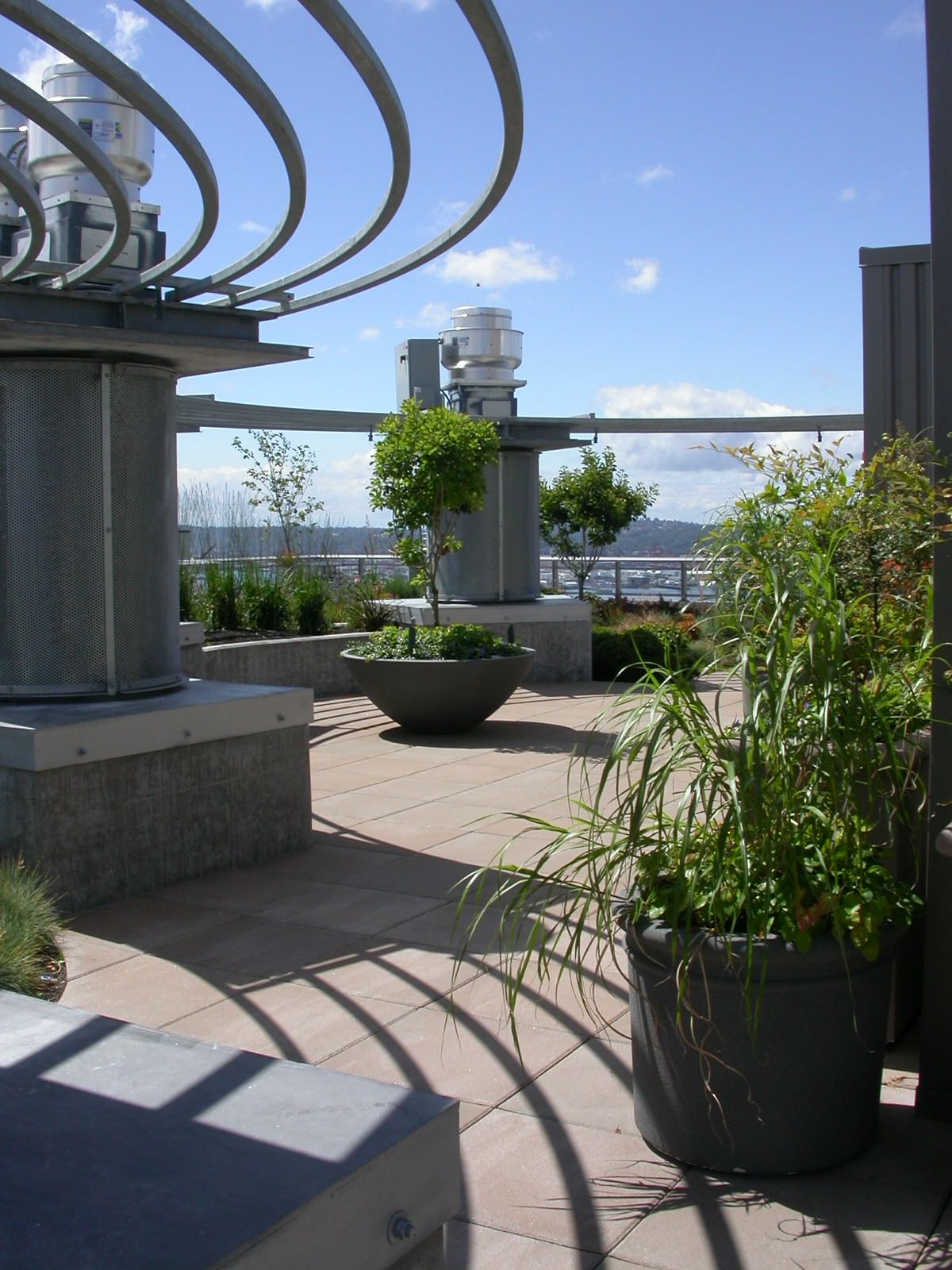 Cristalla Roof Garden - view to Alki