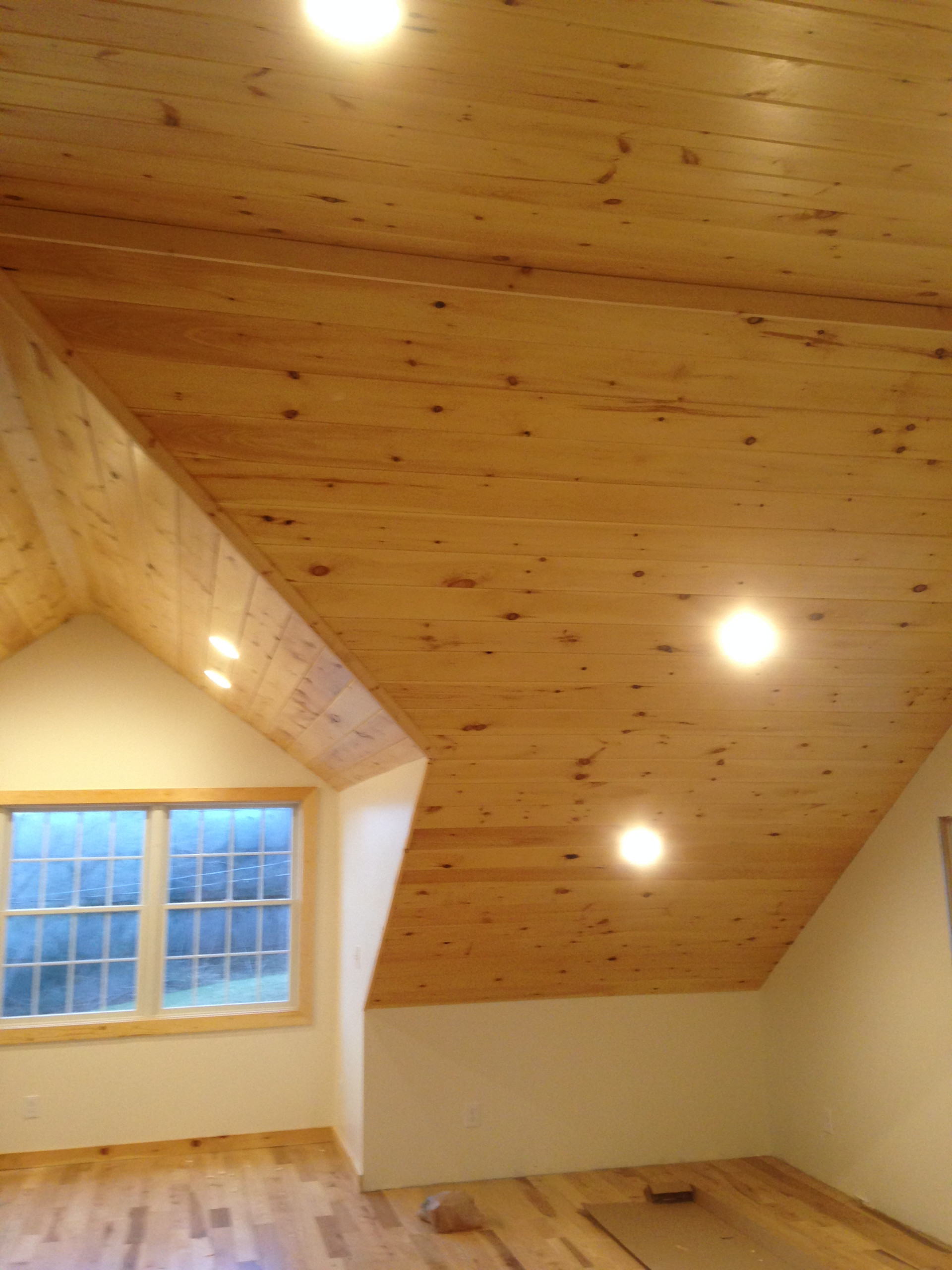 Pine ceiling