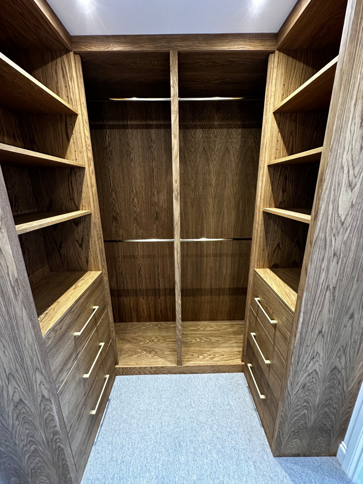 Luxurious dark oak wardrobe