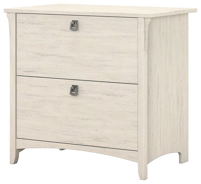 Modern Lateral File Cabinet Ash Wood 2 Drawer Farmhouse
