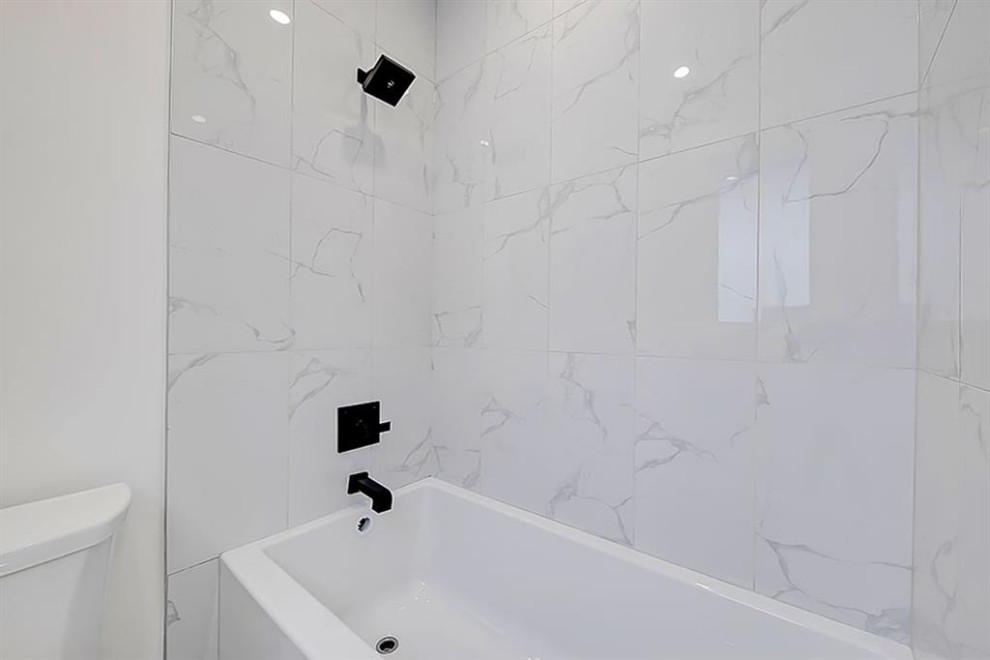 Inspiration for a transitional home design remodel in Calgary