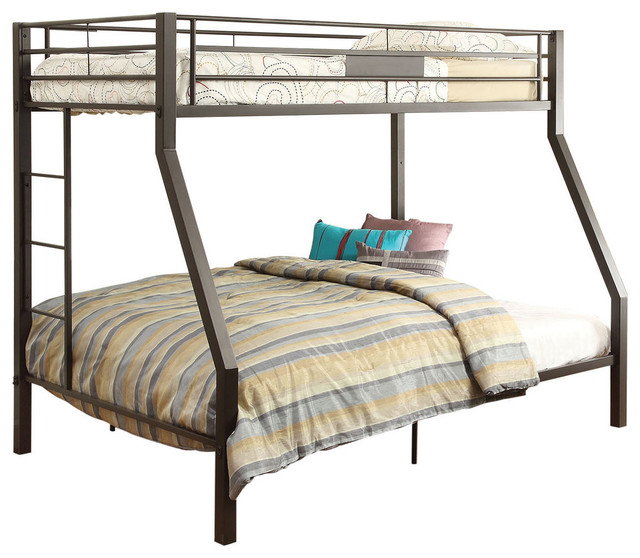Acme Limbra Twin Full Bunk Bed Brown Beds By Acme Limbra Twin Full Bunk Bed Brown Beds By Virventures