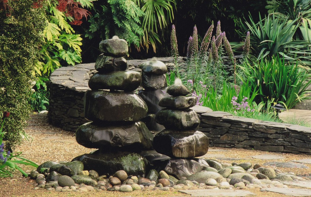 This is an example of an asian garden in London.