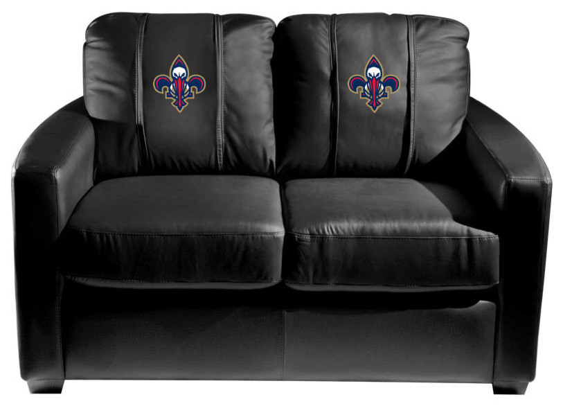 New Orleans Pelicans Secondary Stationary Loveseat Commercial Grade Fabric