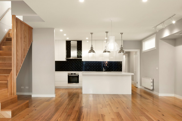 Soft Grey Addition / Richmond beach-style-living-room