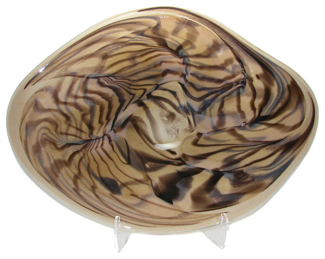 Impression Centerpiece Plate Contemporary Decorative Plates by