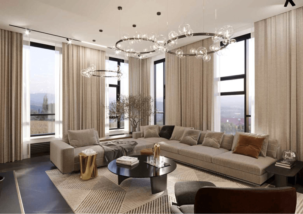 РЕМОНТ КОТТЕДЖА 275 М2 В КП ПАРК ФОНТЕ