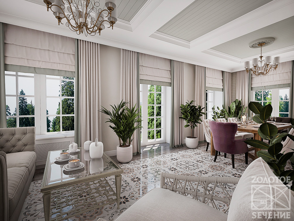 Изысканная нежность загородного дома