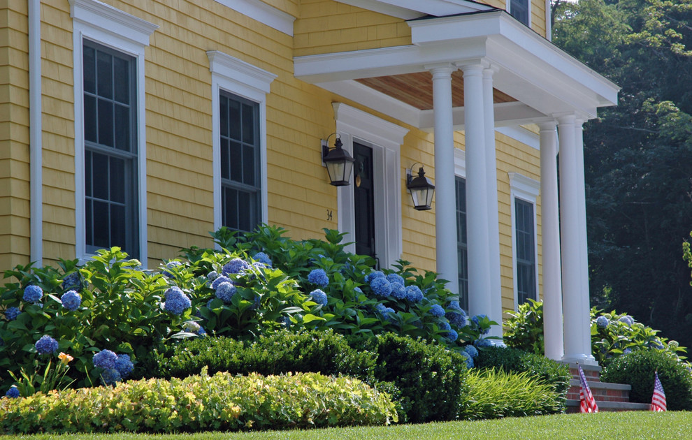Inspiration for a timeless exterior home remodel in Boston