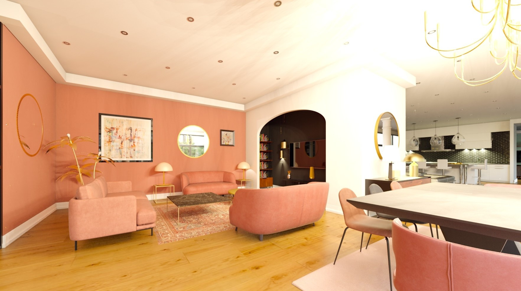 Loft 300 m² dans un immeuble d'affaires réhabilité.