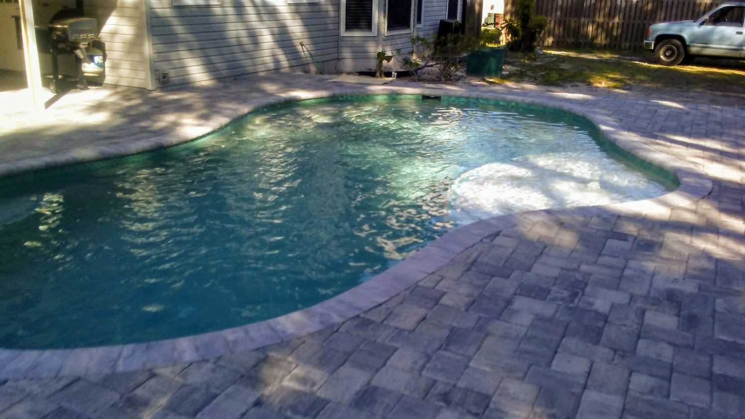 Ceramic, glass pool tile