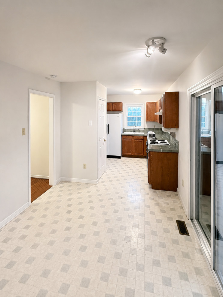 Before: Outdated Kitchen and Dining Area