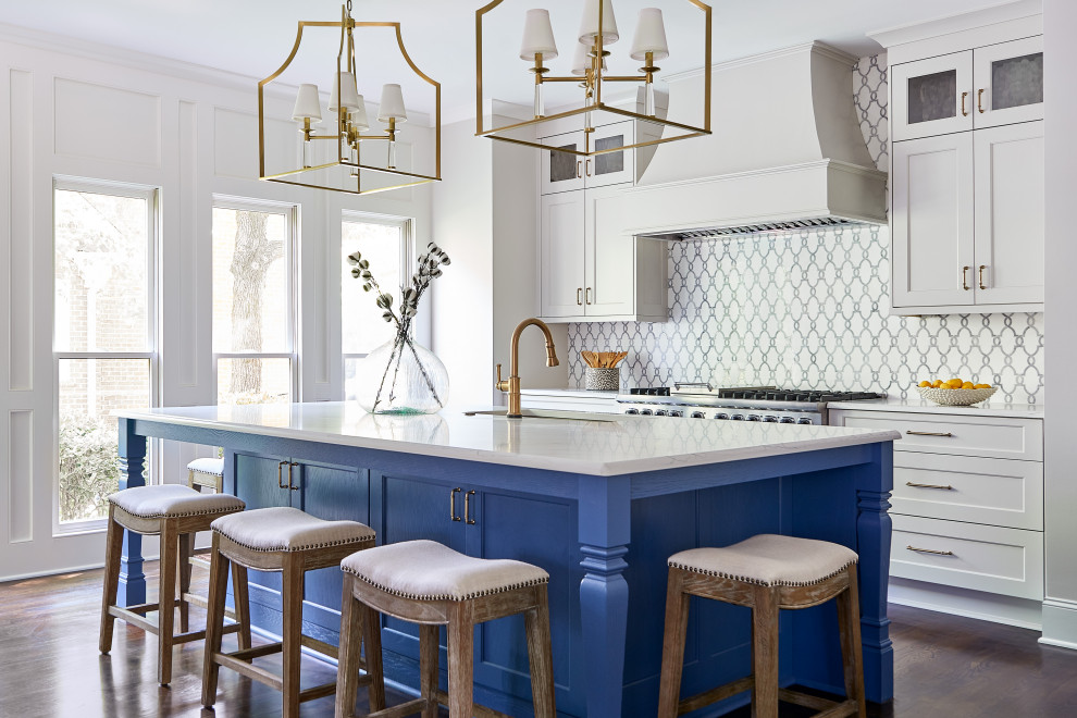 Inspiration for a transitional kitchen remodel in Charlotte
