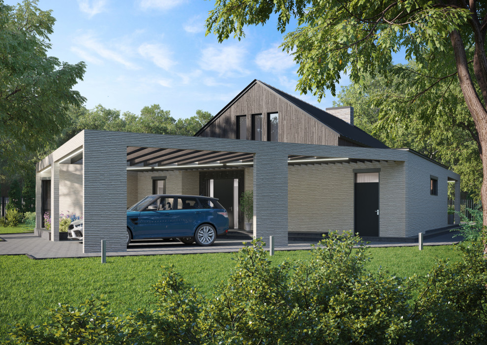 Частный дом с баней в Подмосковье