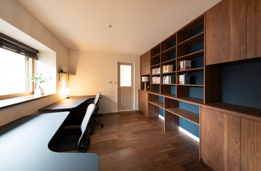 東京都下にあるおしゃれなホームオフィス・書斎の写真