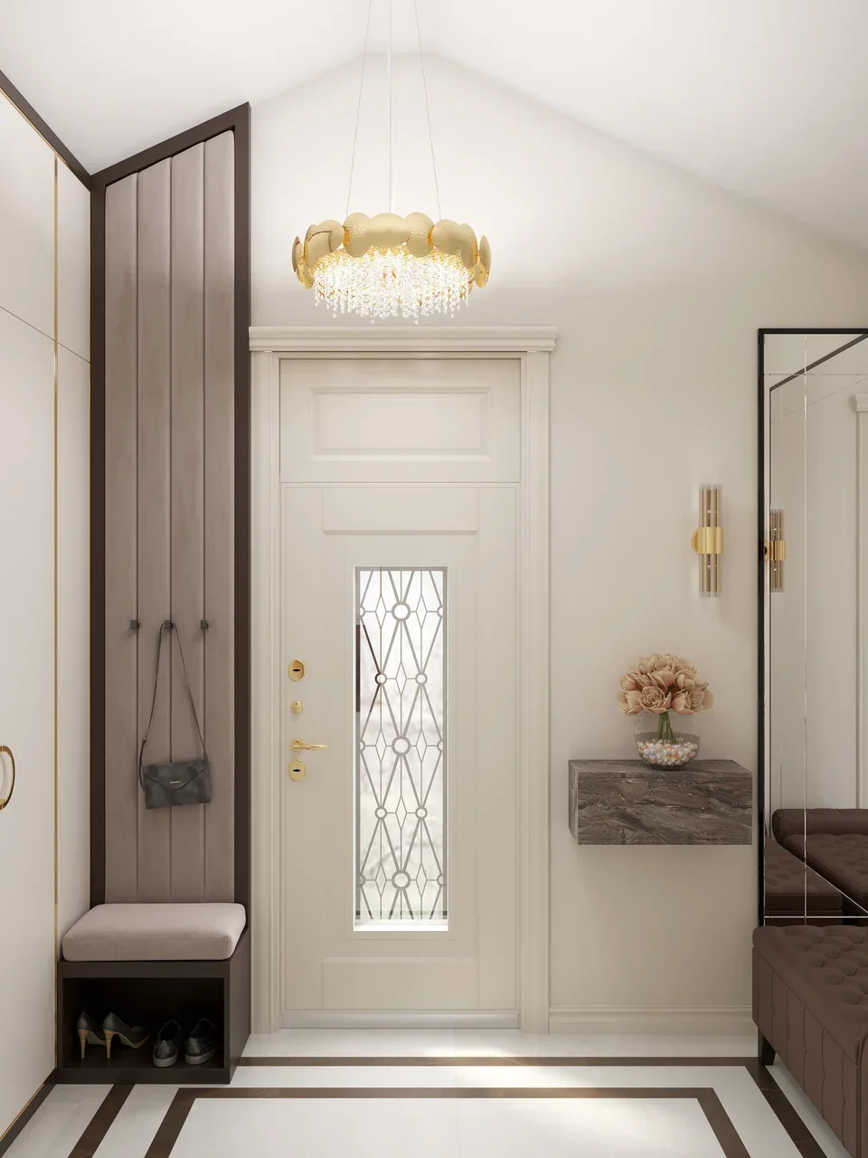 Частный дом, дизайн-проект неоклассика