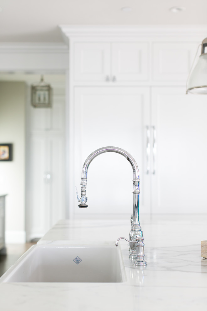 Inspiration for a transitional kitchen remodel in Orange County