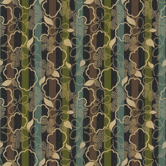 Oops A Daisy Crown Curvilinear Woven Fl Upholstery Fabric By The At355 Fabric Sample Swatch