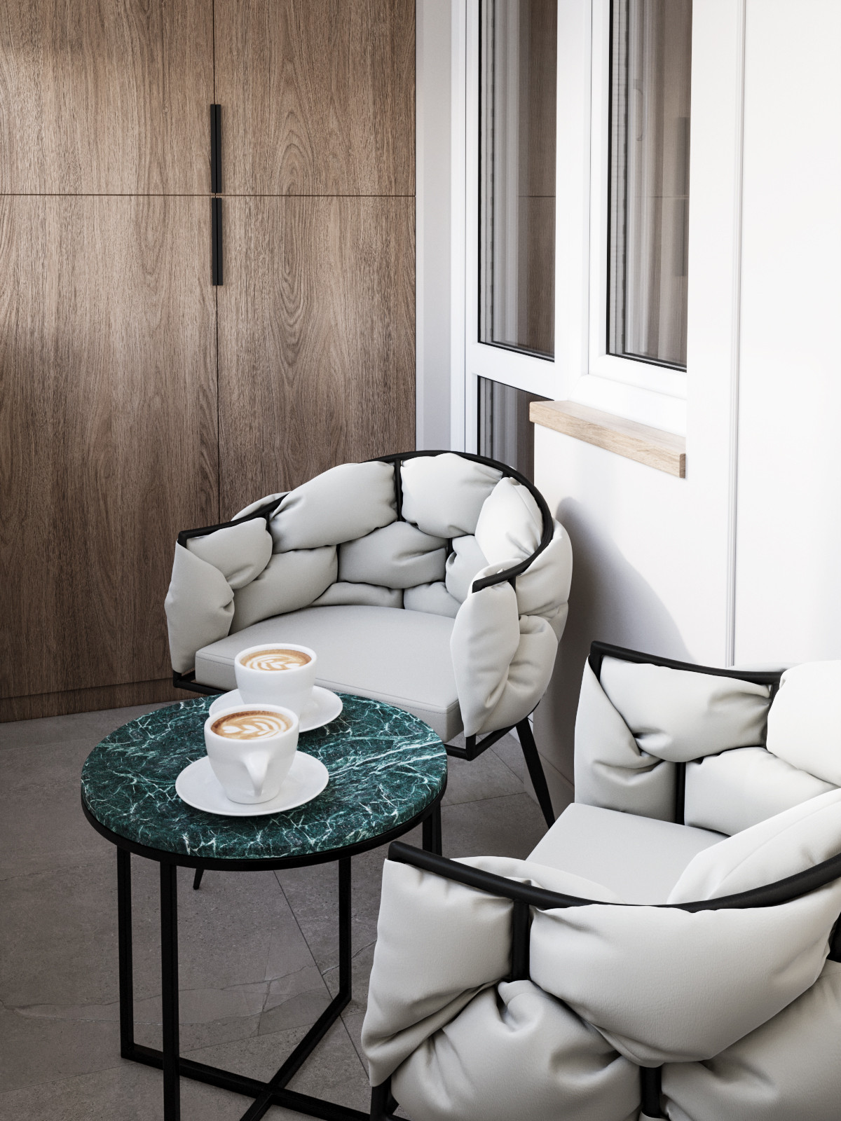 Квартира в Санкт-Петербурге в бежевом стиле. 53 кв.м.