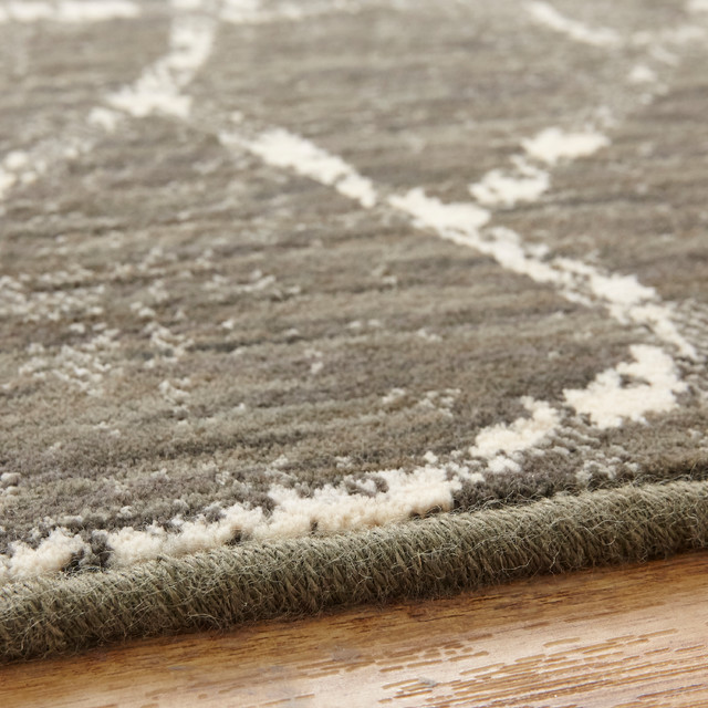 12 X 17 Karastan Machine Woven Area Rug Simpatico Fragment Coffee Charcoal