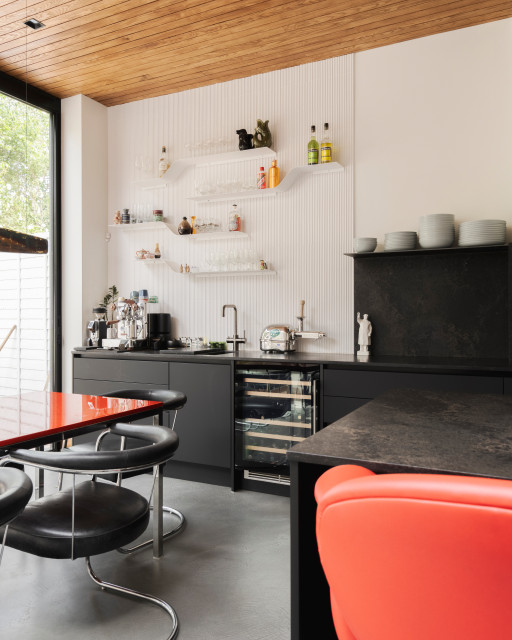 Scawen Road contemporary-home-bar