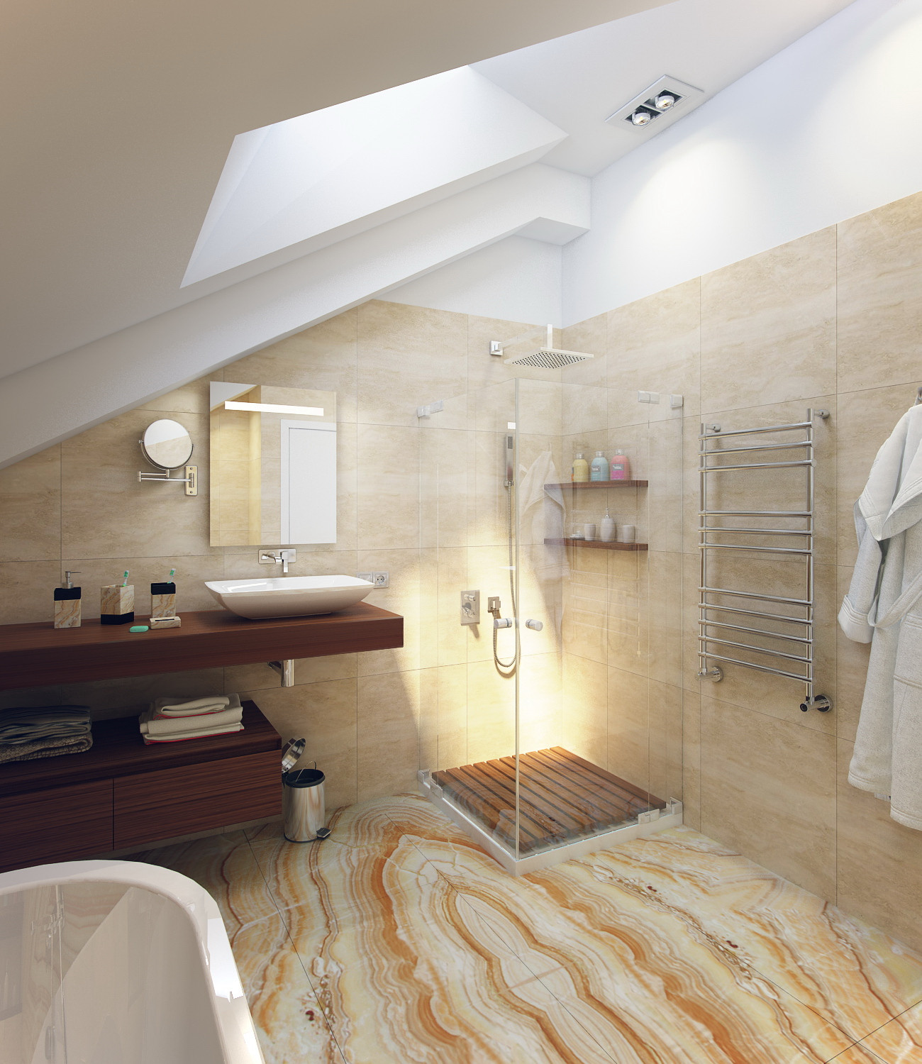 Двухуровневая квартира в Мытищах