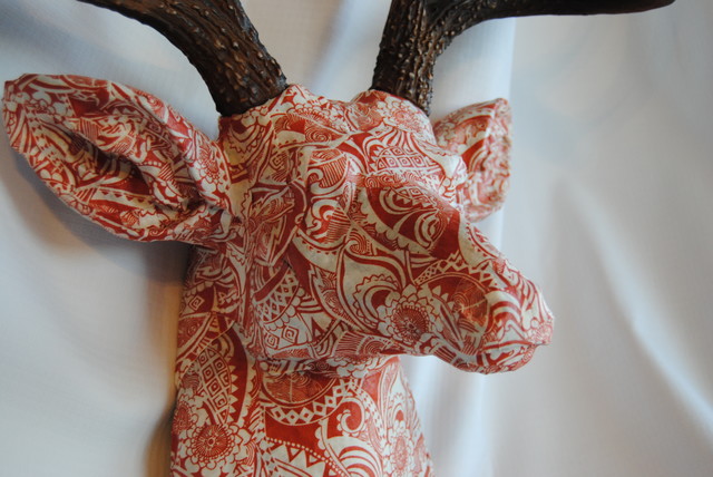 Fabric Deer Head