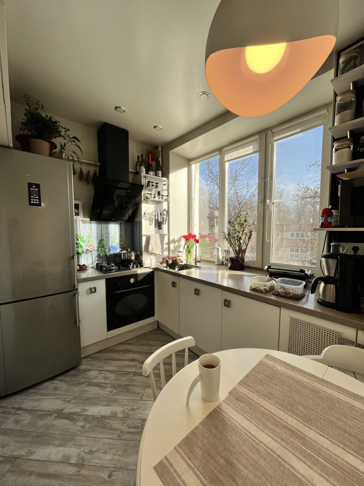 Уютная кухня 6 кв метров