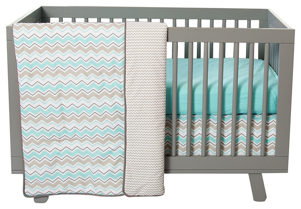Trend Lab Seas Waves 3 Piece Crib Bedding Set Teal Contemporary Sets By - Trend Lab Blue Sky 3 Piece Crib Bedding Set Trend Lab Seas Waves 3 Piece Crib Bedding Set Teal Contemporary Sets By - Trend Lab Blue Sky 3 Piece Crib Bedding Set