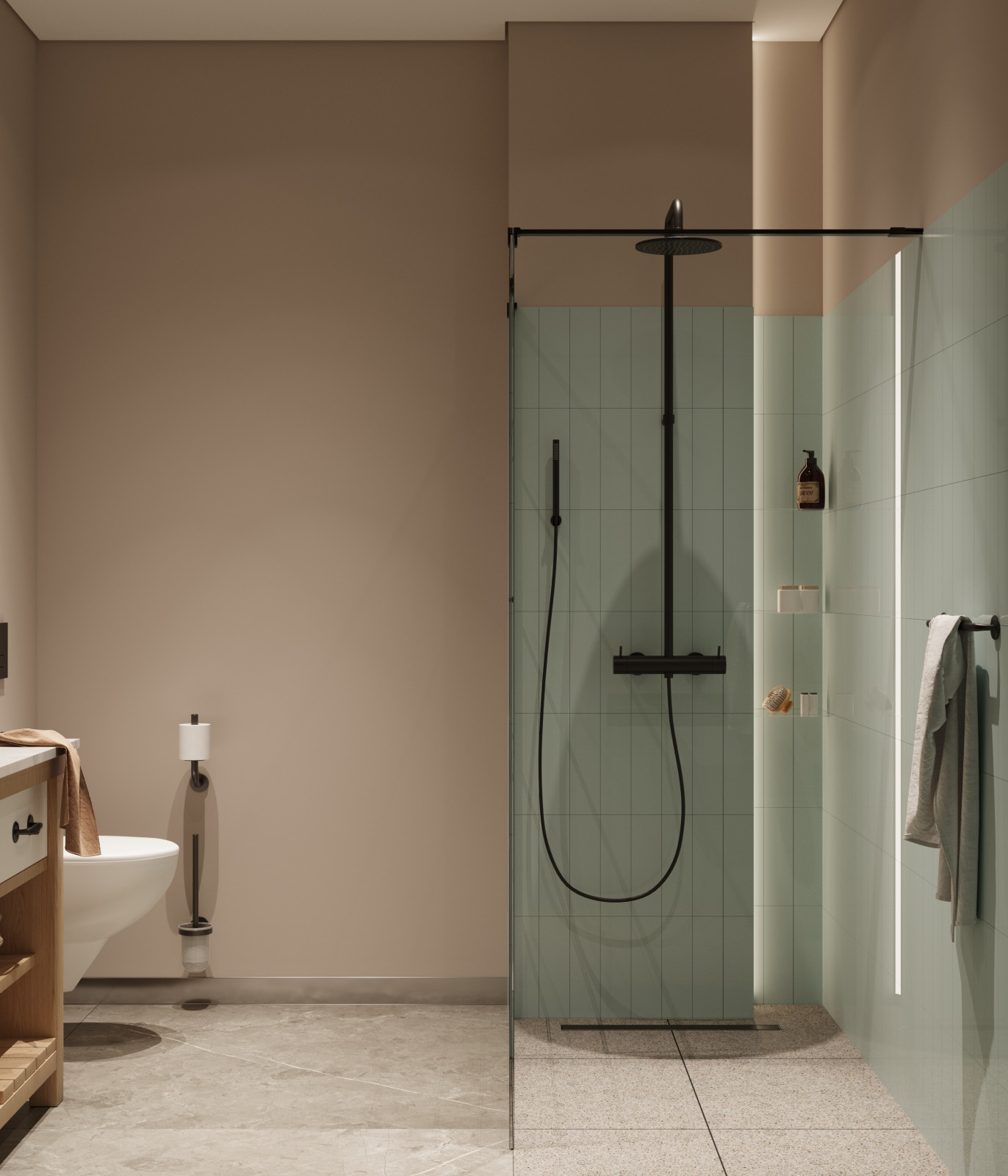 Дизайн-проект ванной комнаты