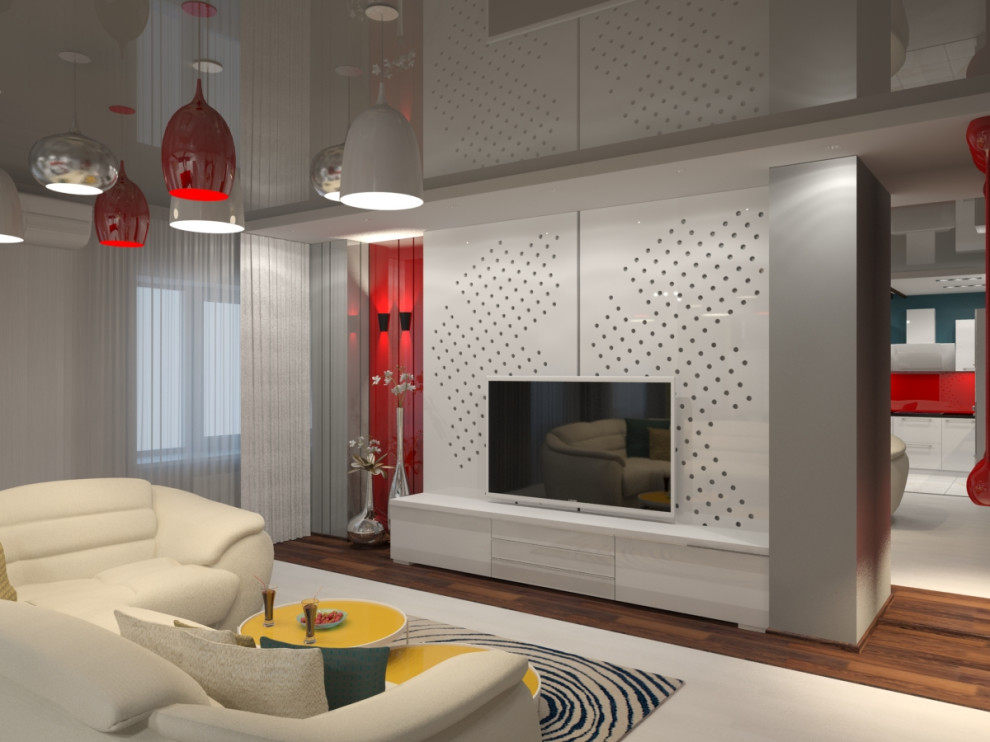 гостиная-кухня